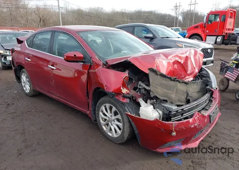 2018 Nissan Sentra Sv z USA, uszkodzony, nr VIN 3N1AB7AP3JY290408